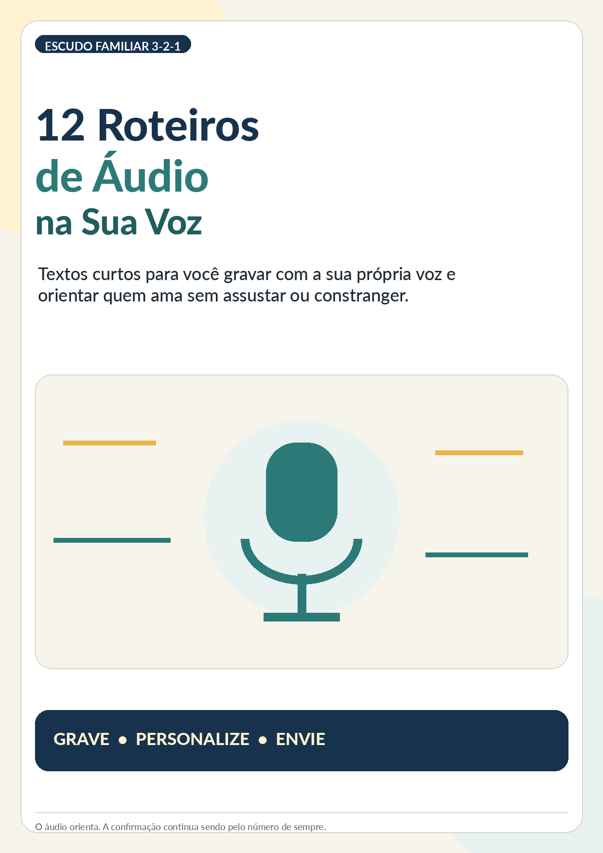 12 Roteiros de Áudio na Sua Voz